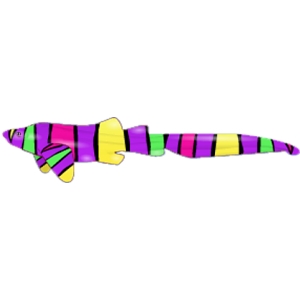 80s Zebra Shark